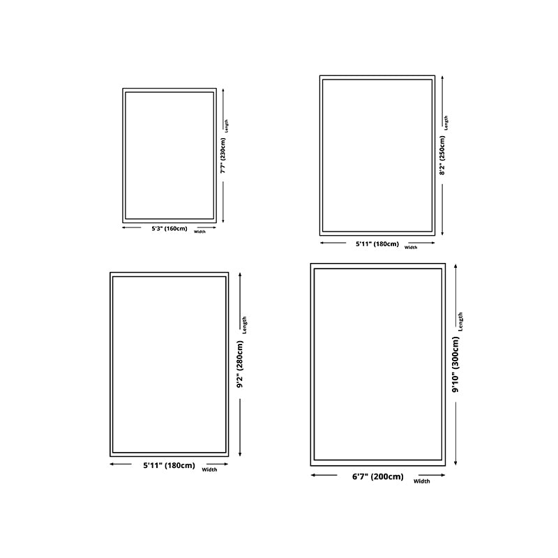 Gray Modern Rug Polyester Leaves Rug Non-Slip Backing Rug for Living Room