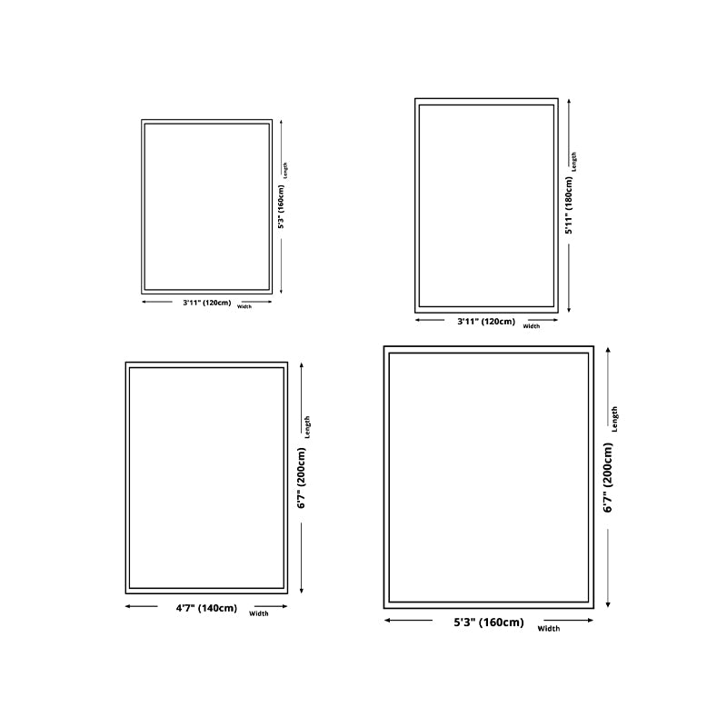 Gray Modern Rug Polyester Leaves Rug Non-Slip Backing Rug for Living Room