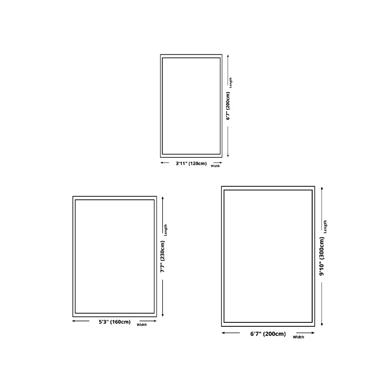 Alfombra de alfombra simple de alfombra simple alfombra de línea irregular lavable para salón