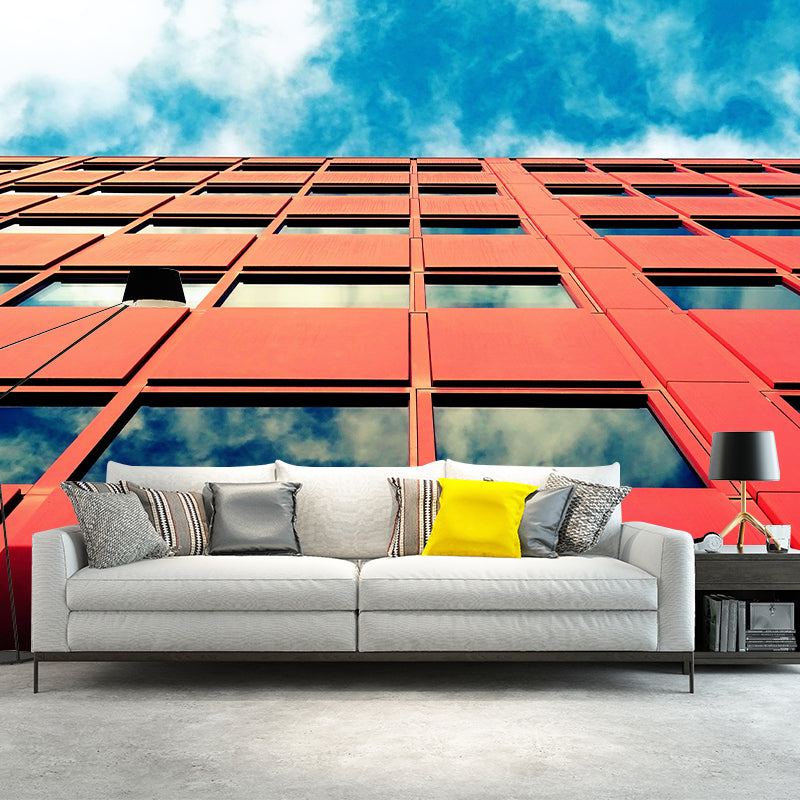 City Building Wall Mural Decals Home Decoration Sitting Room Wall Decor