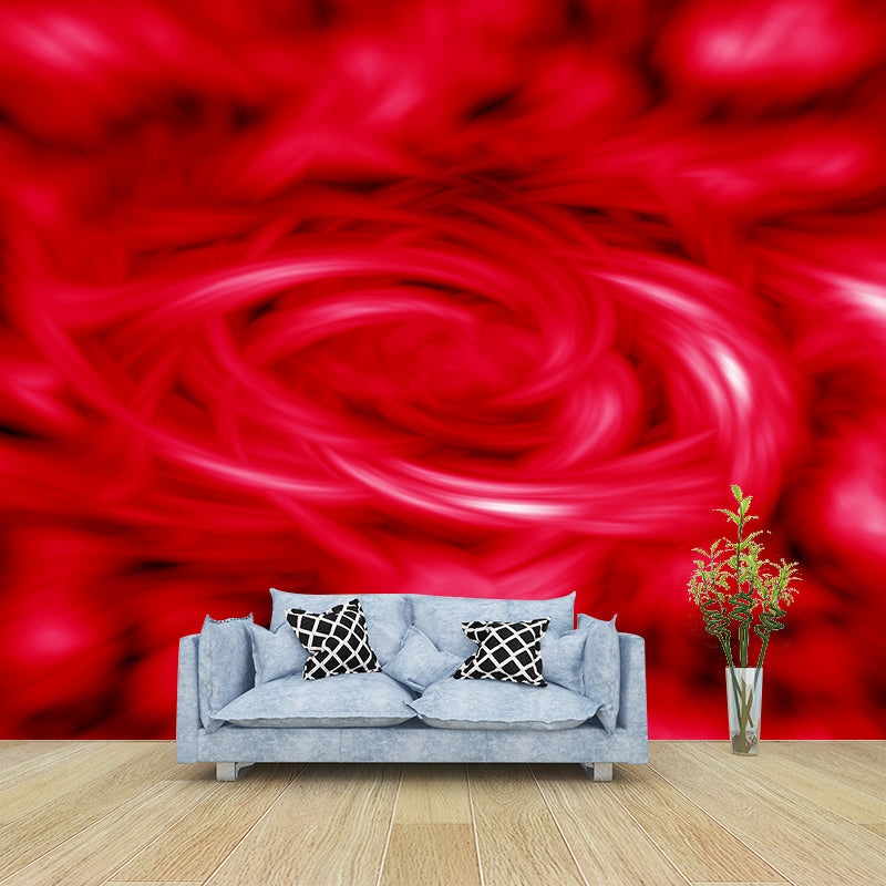 Swirl Abstraction Mural Decal for Living Room Wall Decor, Customized Size Available