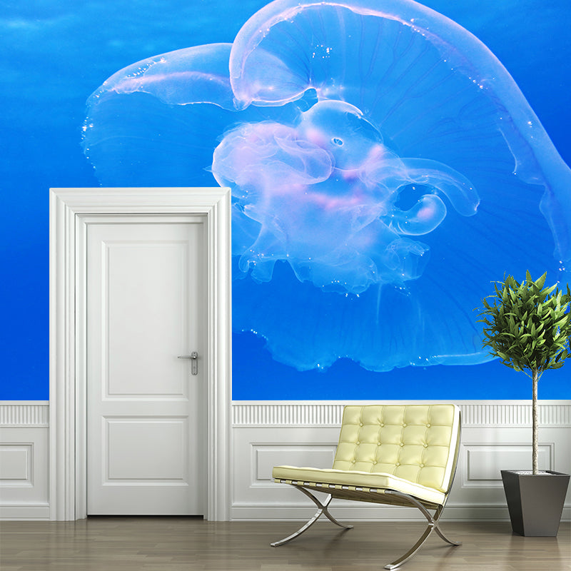 Planktonic Jellyfish Wall Decor for Dining Room Bedroom, Made to Measure