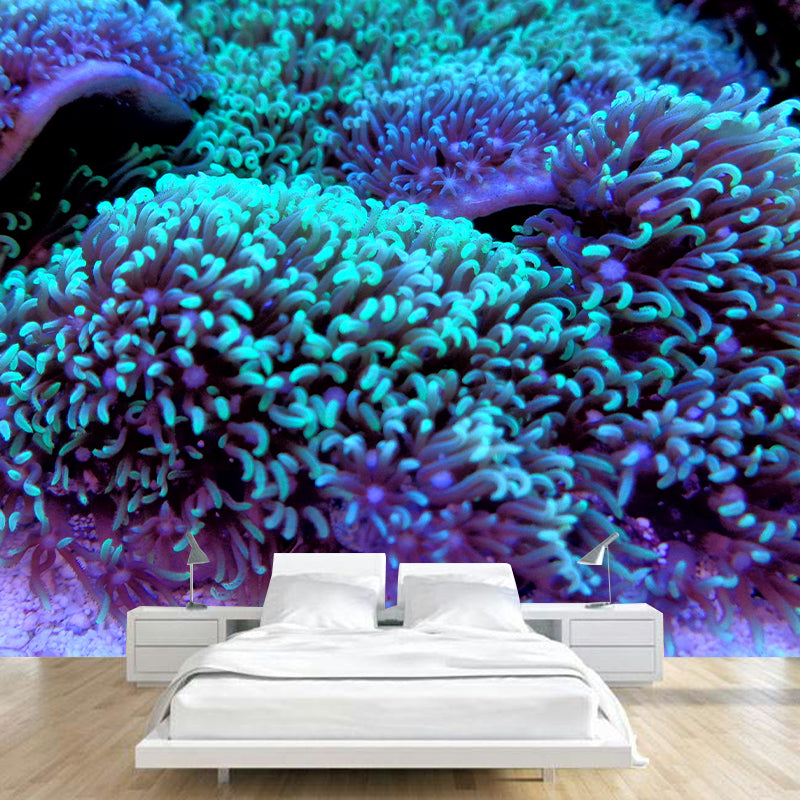 Sea Creatures Wall Mural for Sleeping Room, Water Resistant, Made to Measure