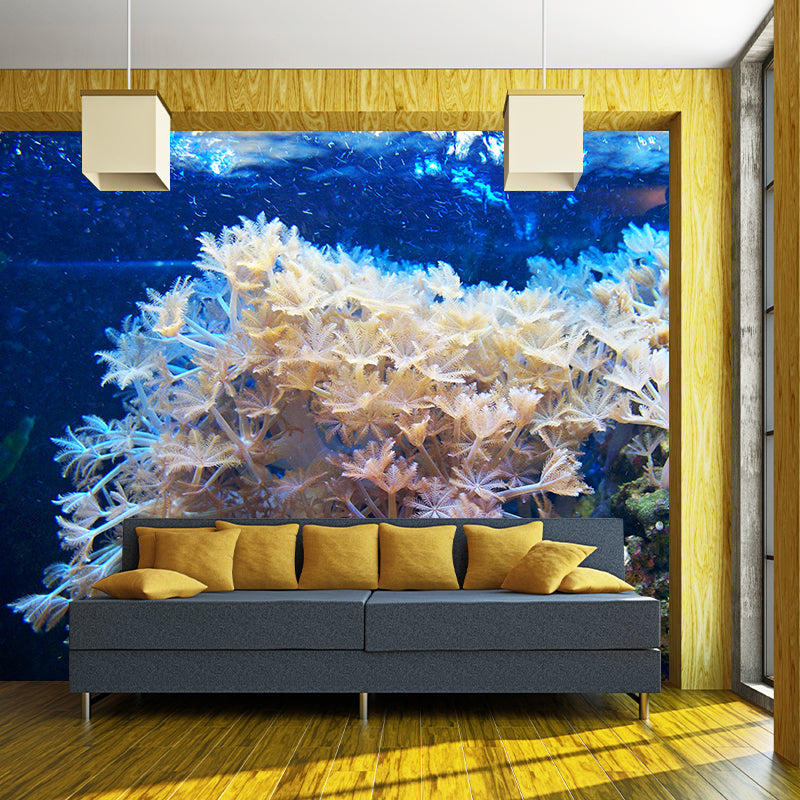 Marine Life Wall Mural Moisture Resistant Home Decor for Sitting Room Bedroom