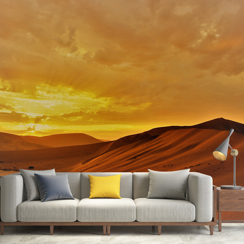 Barren Area Photography Desert Mural Modernism Wall Covering for Decoration