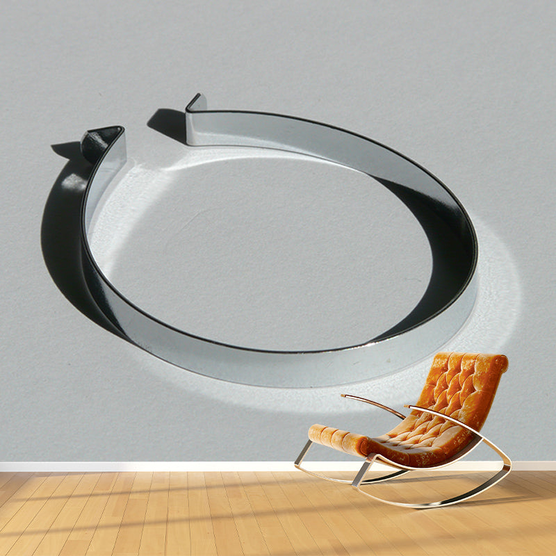 Metal Series Industrial Style Wall Art Decor for Living Room Bedroom Mural Wallpaper