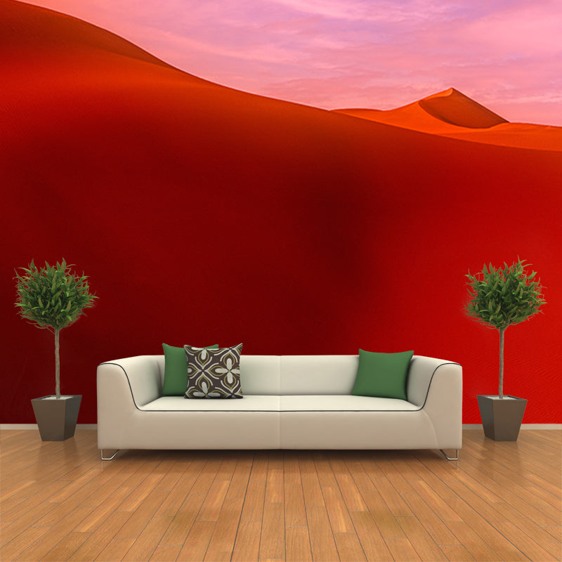 Contemporary Style Desert Mural Decal, Moisture Resistant, Made to Measure
