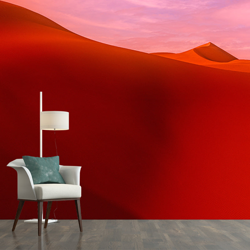 Contemporary Style Desert Mural Decal, Moisture Resistant, Made to Measure