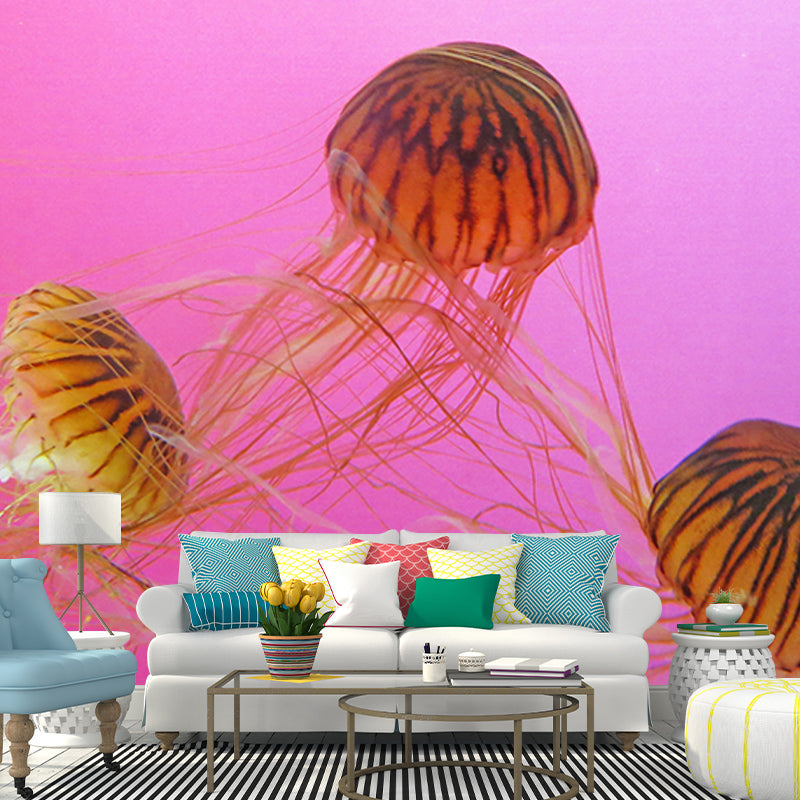 Rich Marine Life Wall Mural Decal for Sitting Room Bedroom, Made to Measure