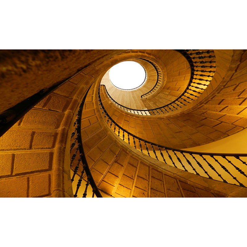 Spiral Space Extension Wall Decals Mural Wallpaper for Living Room Bedroom