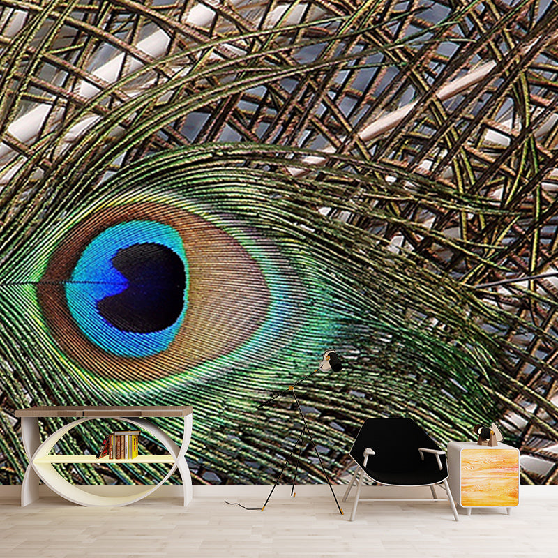 Beautiful Feather Wall Decor for Bedroom Moisture Resistant, Custom Size Available