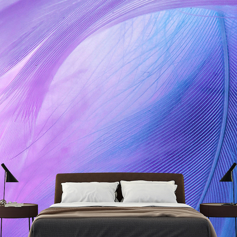 Beautiful Feather Wall Decor for Bedroom Moisture Resistant, Custom Size Available