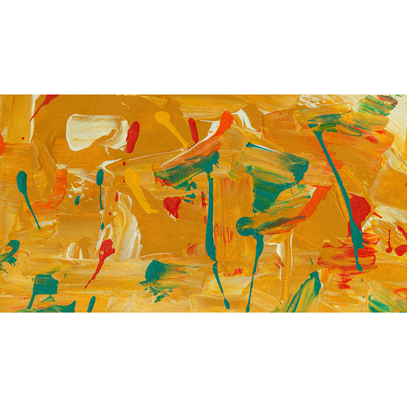 Simple Abstract Illustration Wallpaper Mural Stain Resistant Wall Covering for Home