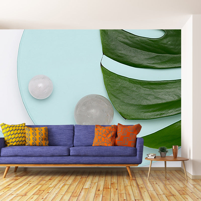 Decal Nature Tropical Plant Monstera Mural for Meeting Room Water Resistant, Custom Size