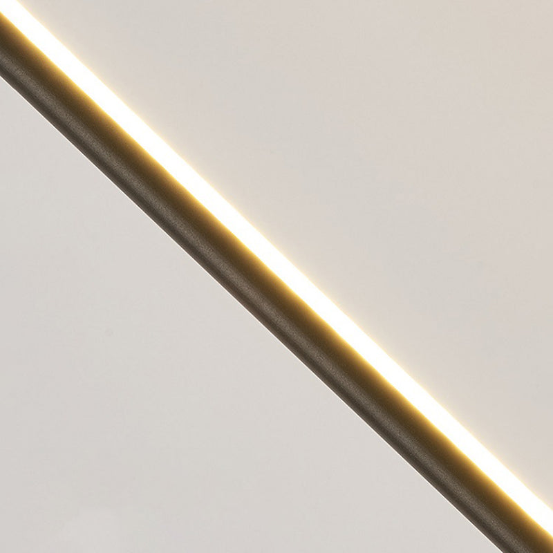 Lineare Form Metallwand Licht moderner Stil 2 Leichter Wandmontageleuchte