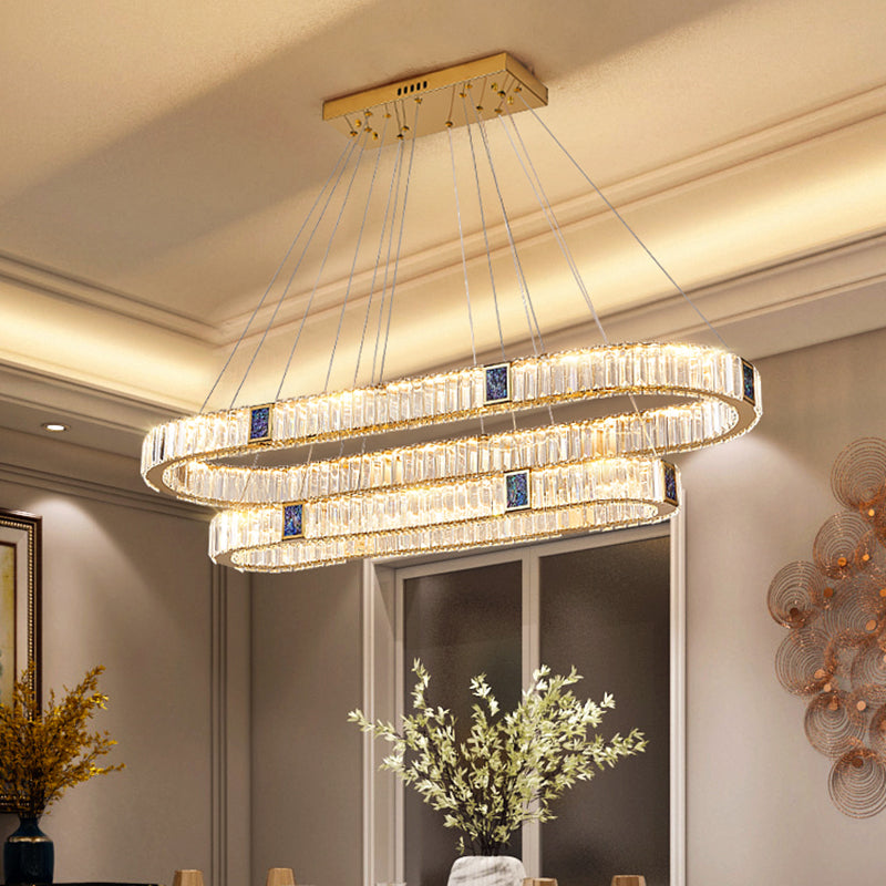 Crystal Hanging Pendant Lights Contemporary Hanging Lamps for Dining Room