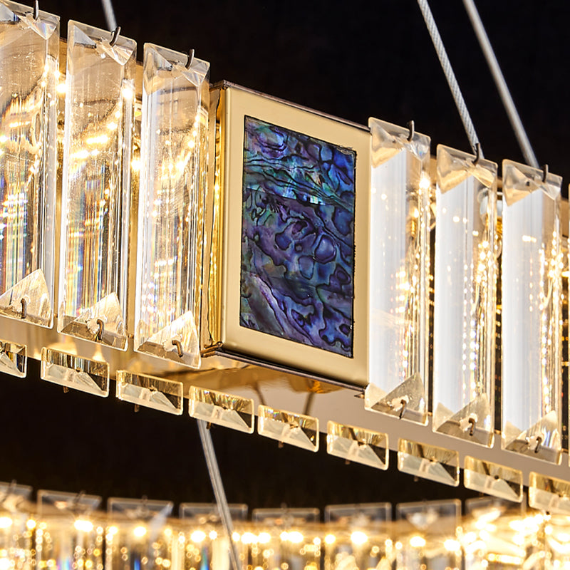 Crystal Hanging Pendant Lights Contemporary Hanging Lamps for Dining Room