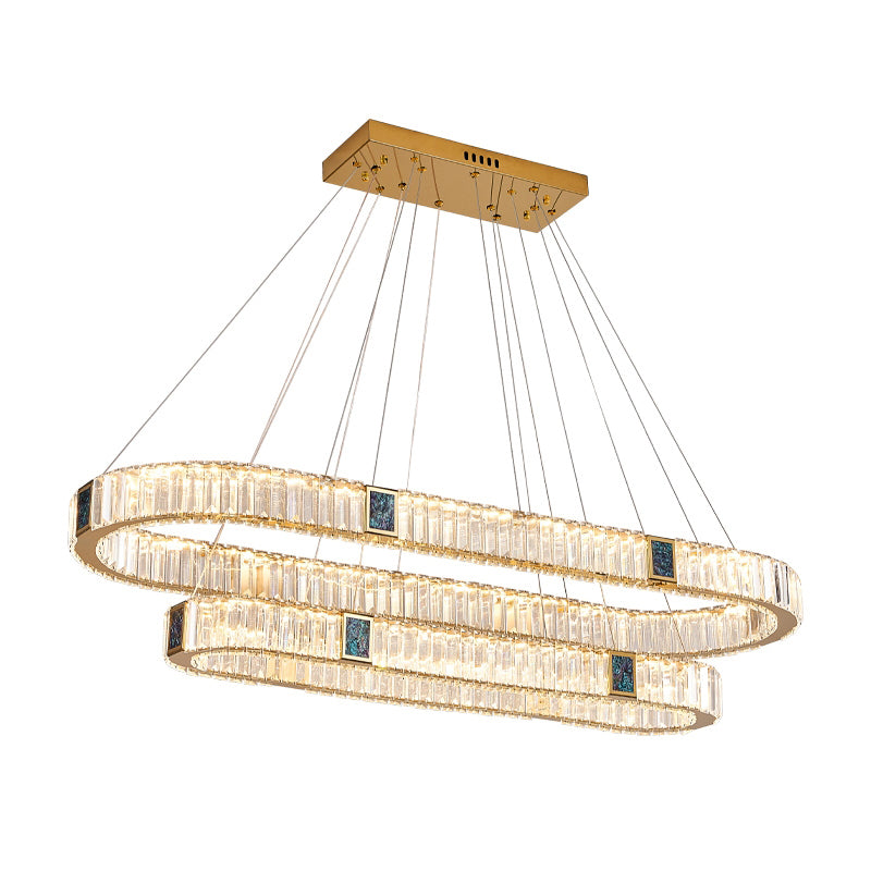 Crystal Hanging Pendant Lights Contemporary Hanging Lamps for Dining Room