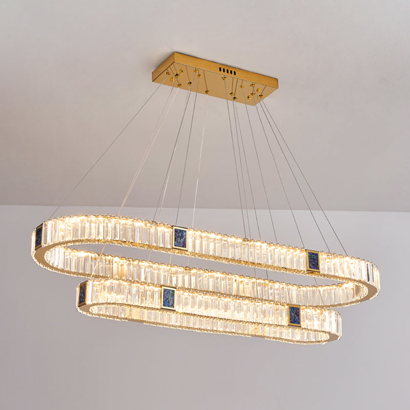 Crystal Hanging Pendant Lights Contemporary Hanging Lamps for Dining Room