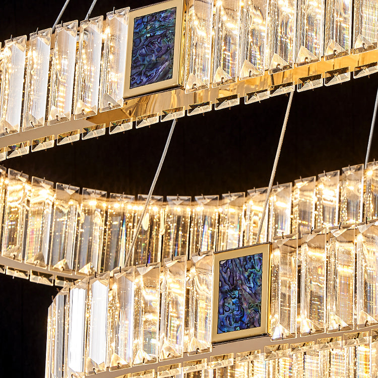 Crystal Hanging Pendant Lights Contemporary Hanging Lamps for Dining Room