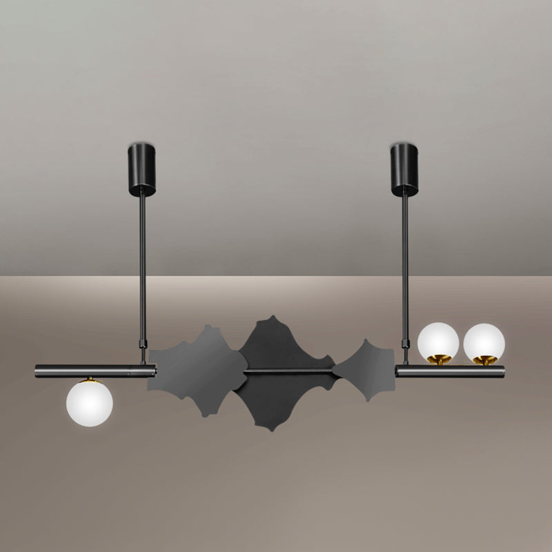 Geometry Shape Island Lights Modern Style Metal Island Lighting in Gold