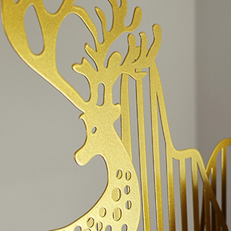 Geometry Shape Island Lights Modern Style Metal Island Lighting in Gold