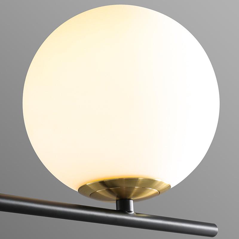 Luces de isla de forma lineal iluminación de isla de metal de estilo moderno