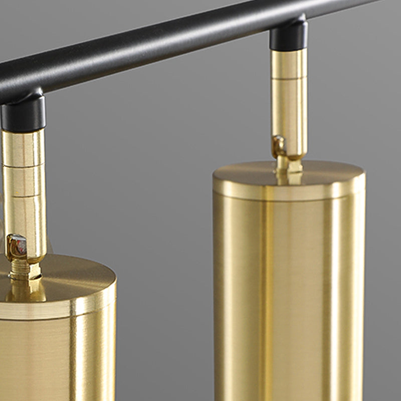 Linear Shape Island Lights Modern Style Metal Island Lighting