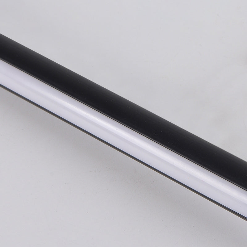 Style moderne en forme linéaire îlot clair métal monomoteur d'éclairage léger de l'île