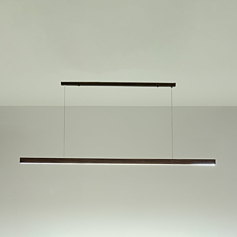 1 Light Linear Island Lighting Fixtures Contemporary Wood Island Light Fixtures