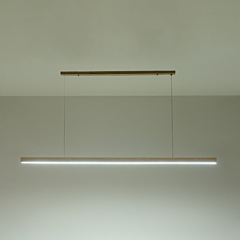 1 Light Linear Island Lighting Fixtures Contemporary Wood Island Light Fixtures