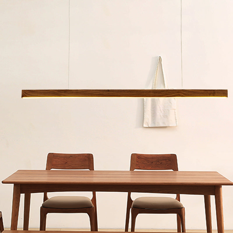 1 Light Linear Island Lighting Fixtures Contemporary Wood Island Light Fixtures