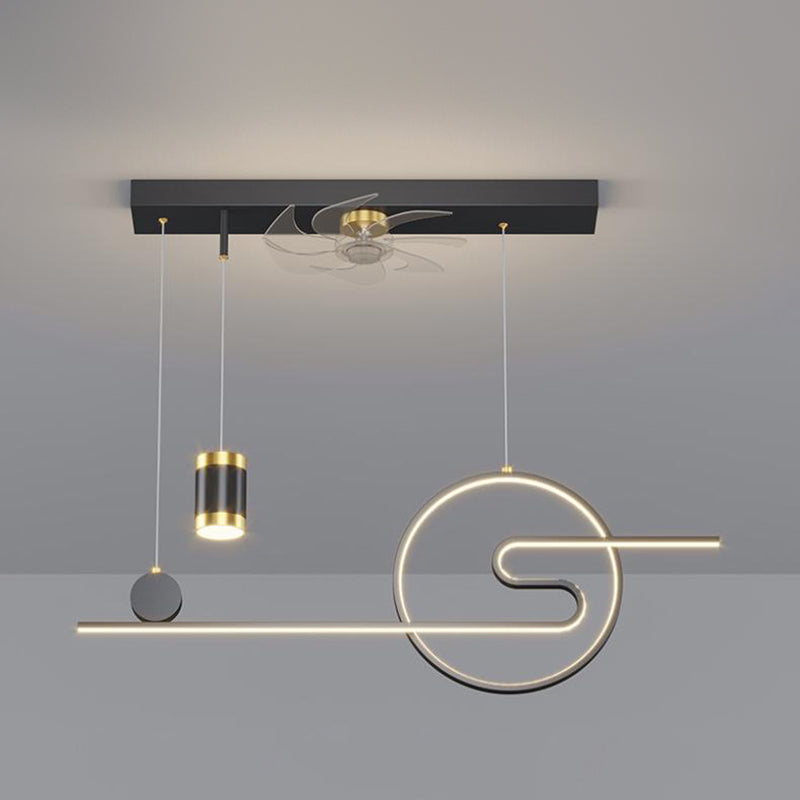 Linear Island Lighting Fixtures Contemporary Metal Island Lighting Ideas in Black