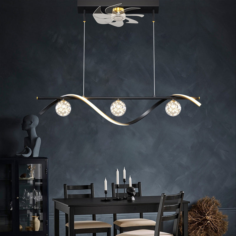 Linear Island Lighting Fixtures Contemporary Metal Island Lighting Ideas in Black