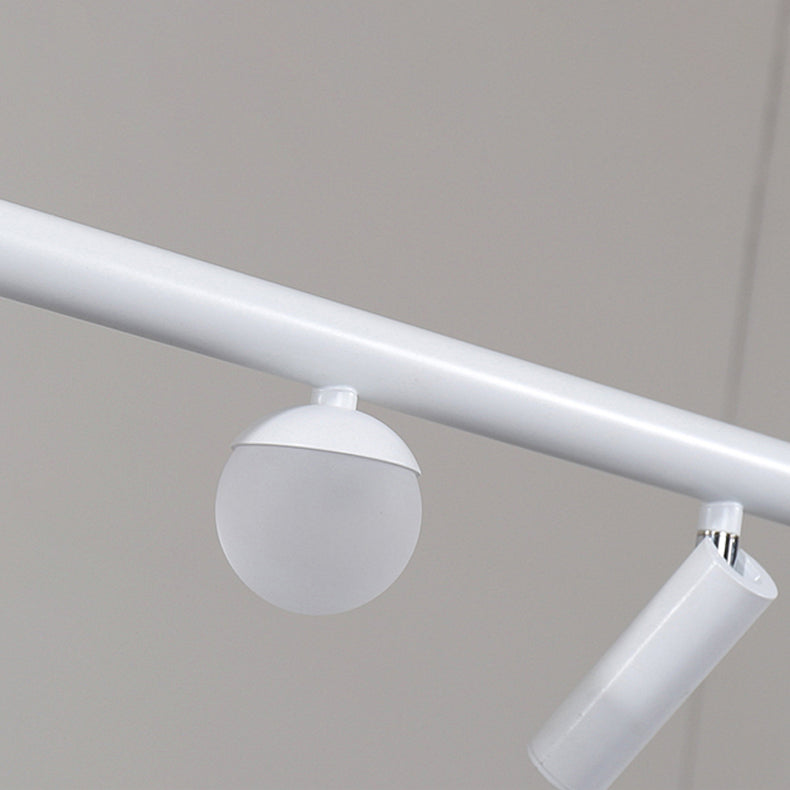 Cylinder Island Lighting Fixtures Contemporary Metal Island Pendant Light for Kitchen