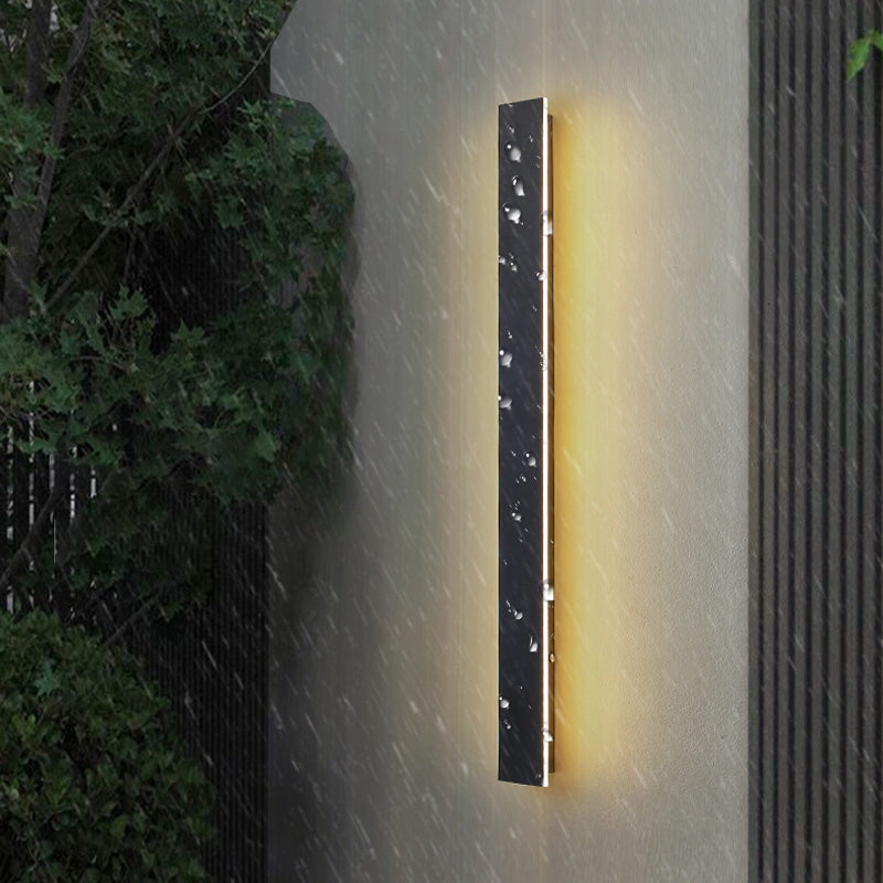 Forma lineal Luz de pared de metal Estilo moderno 1 Luz de luz de pared de luz