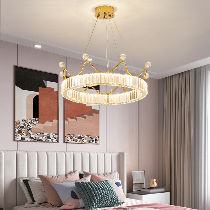 Camera da letto per bambini Luci a sospensione a sospensione Cristallo contemporaneo Lampade sospese