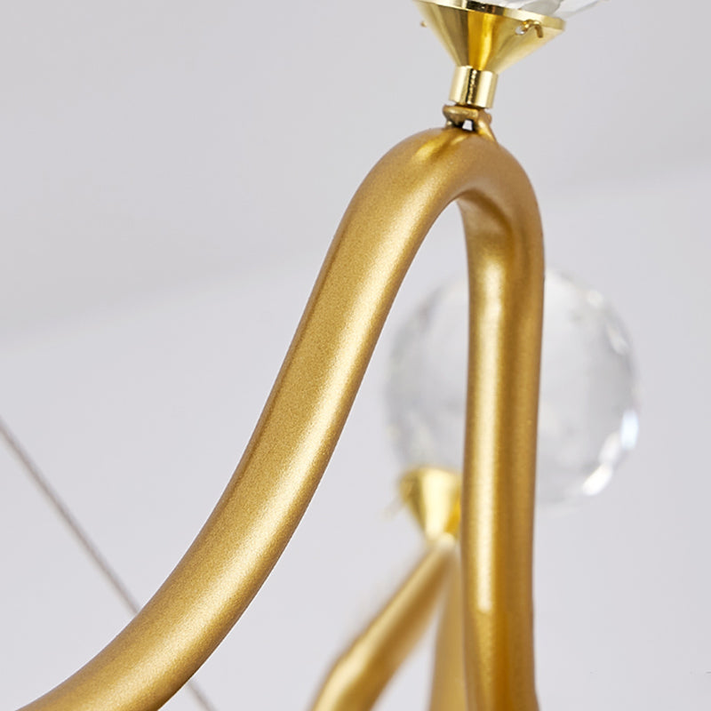 Camera da letto per bambini Luci a sospensione a sospensione Cristallo contemporaneo Lampade sospese