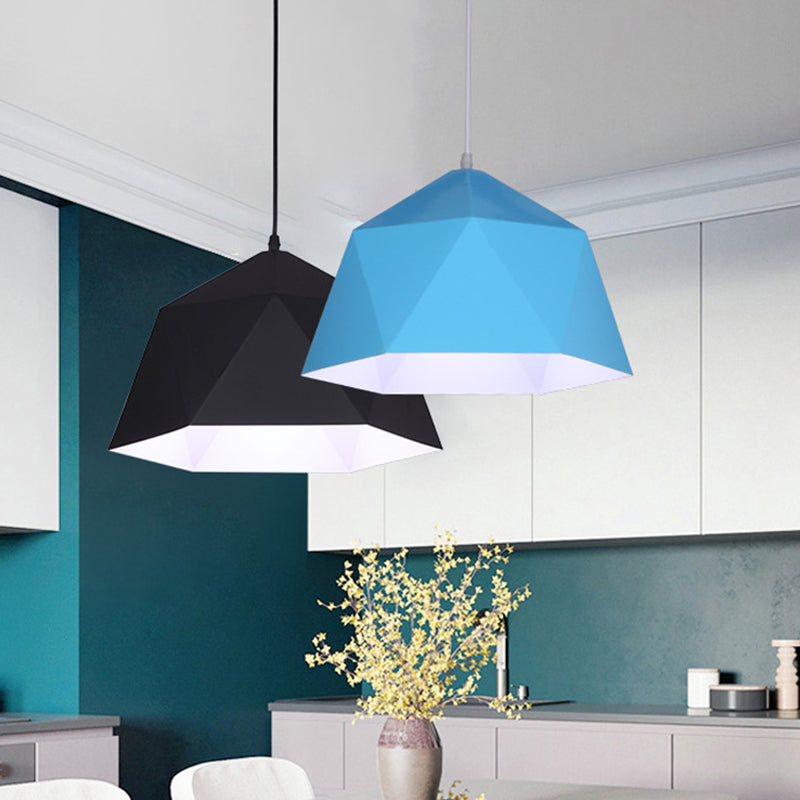 Bowl Shape Hanging Lighting Modern Style Metal 1 Light Pendant Lamp for Clothing Store