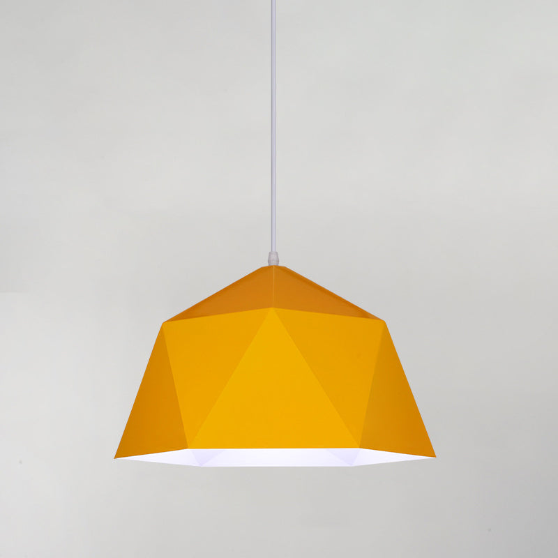 Bowl Shape Hanging Lighting Modern Style Metal 1 Light Pendant Lamp for Clothing Store