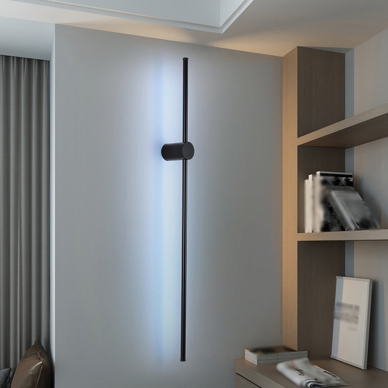 Forma de forma lineal Luz de pared de metal Modern Simple Style 2 luces de montaje de pared Luz de luz de luz