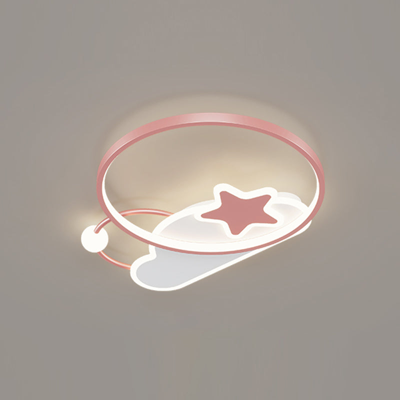 Modern Flush Mounted Ceiling Lights with Acrylic Shade LED Flush Mount Ceiling Lighting