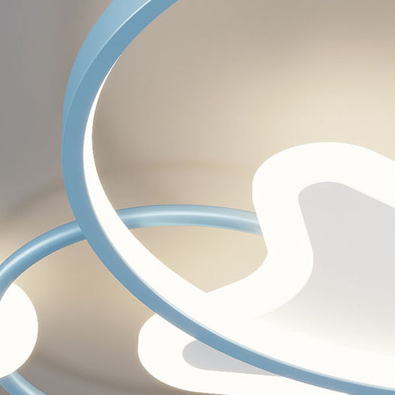 Modern Flush Mounted Ceiling Lights with Acrylic Shade LED Flush Mount Ceiling Lighting