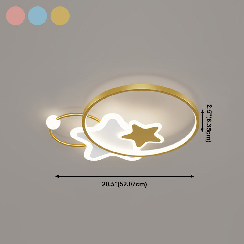 Modern Flush Mounted Ceiling Lights with Acrylic Shade LED Flush Mount Ceiling Lighting