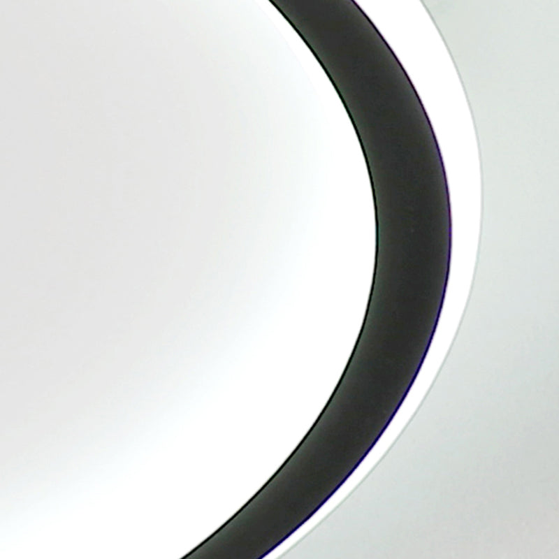 Modern Flush Mounted Ceiling Lights Ring LED Ceiling Mount Lighting with Silicone Shade