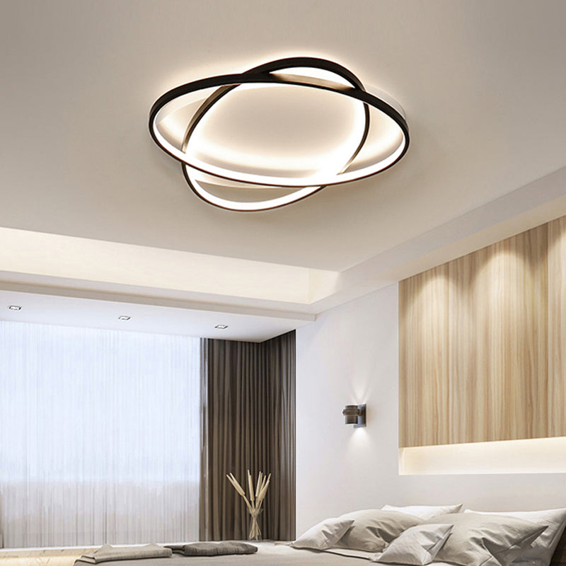 Éclairage de plafond encastré à LED 2 lumières plafonniers modernes pour salon