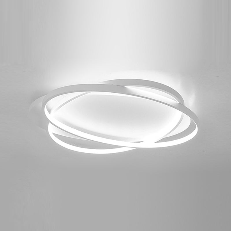LED Flush Mount Ceiling Lighting 2 Lights Modern Ceiling Mounted Lights for Living Room