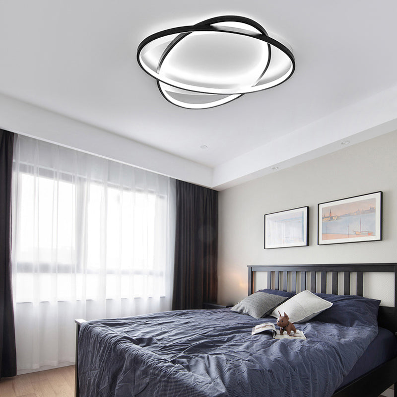 LED Flush Mount Ceiling Lighting 2 Lights Modern Ceiling Mounted Lights for Living Room