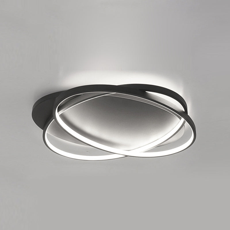 LED Flush Mount Ceiling Lighting 2 Lights Modern Ceiling Mounted Lights for Living Room