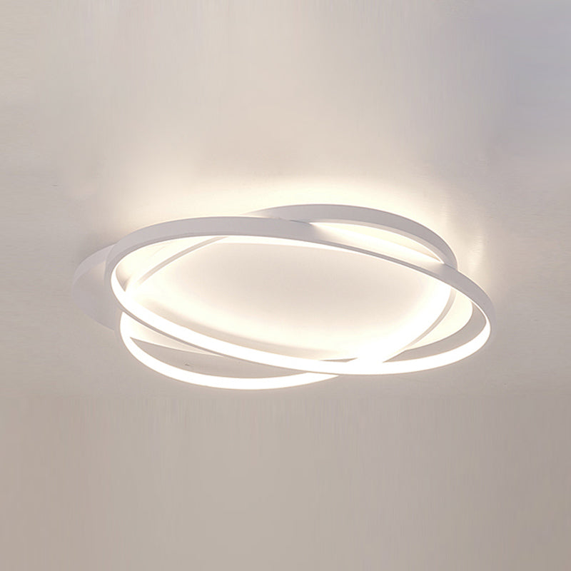 LED Flush Mount Ceiling Lighting 2 Lights Modern Ceiling Mounted Lights for Living Room